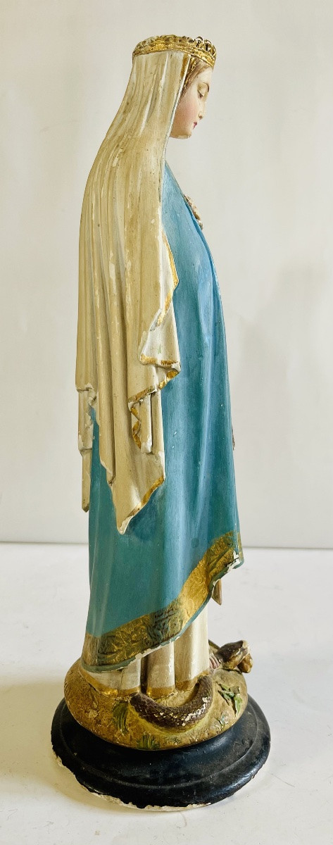 Vierge en plâtre -photo-2